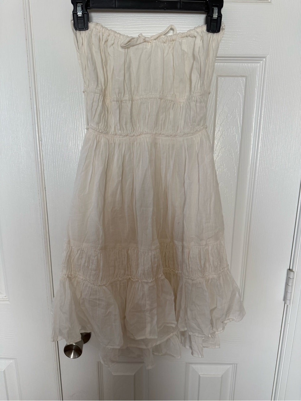 Free People Cream Strapless Tiered Dress for Girls NWT